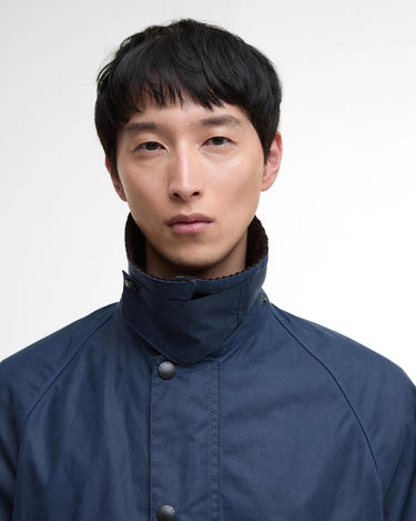 Barbour Jacket OS Bedale Wax Jacket Bright Blue - KYOTO - Barbour