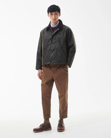 Barbour Jacket OS Transport Wax Jacket Beech - KYOTO - Barbour