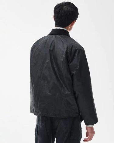Barbour Jacket OS Transport Wax Jacket Black - KYOTO - Barbour