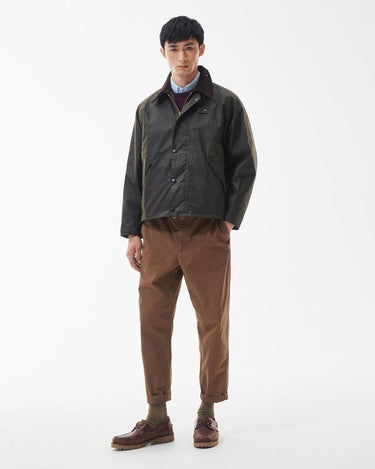 Barbour Jacket OS Transport Wax Olive - KYOTO - Barbour