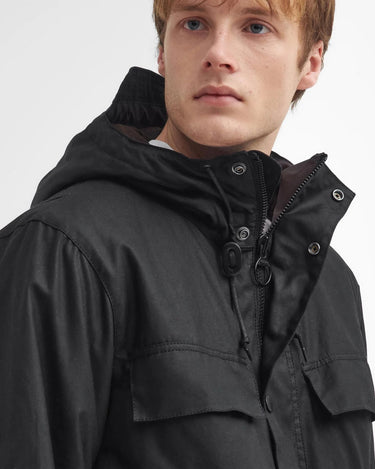 Barbour Jacket R - Eng Durham Black - KYOTO - Barbour