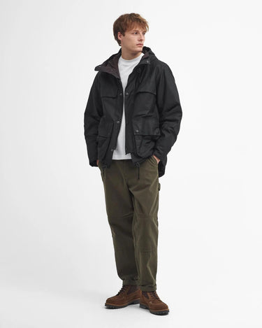 Barbour Jacket R - Eng Durham Black - KYOTO - Barbour