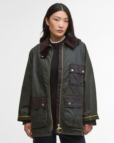 Barbour Luella Wax Jacket Olive - KYOTO - Barbour women