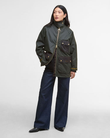 Barbour Luella Wax Jacket Olive - KYOTO - Barbour women