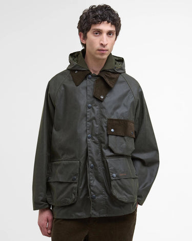 Barbour Modified Solway Wax Jacket Olive - KYOTO - Barbour