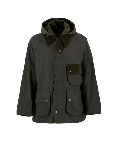 Barbour Modified Solway Wax Jacket Olive - KYOTO - Barbour