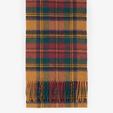 Barbour New Check Scarf Harvest Gold - KYOTO - Barbour