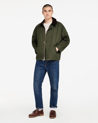 Barbour OS Transporter Casual Jacket Sage - KYOTO - Barbour