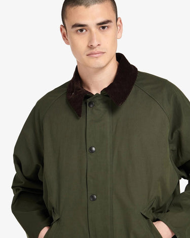 Barbour OS Transporter Casual Jacket Sage - KYOTO - Barbour