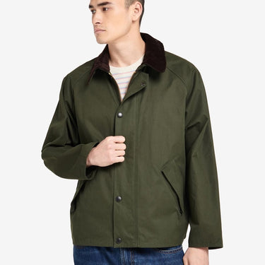 Barbour OS Transporter Casual Jacket Sage - KYOTO - Barbour