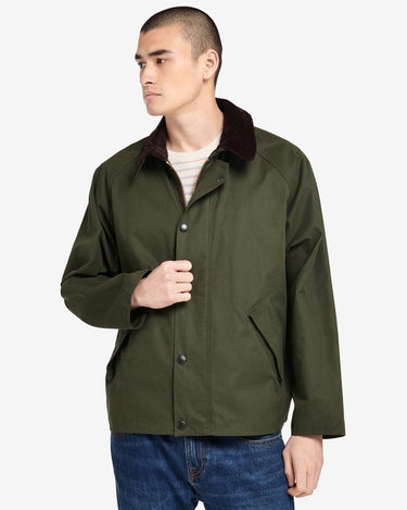 Barbour OS Transporter Casual Jacket Sage - KYOTO - Barbour