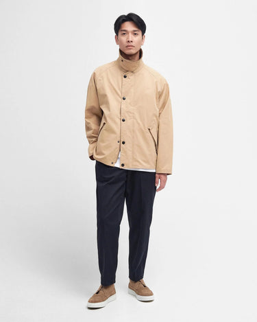 Barbour OS Transporter Casual Jacket Stone - KYOTO - Barbour