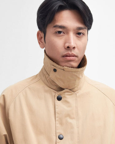 Barbour OS Transporter Casual Jacket Stone - KYOTO - Barbour