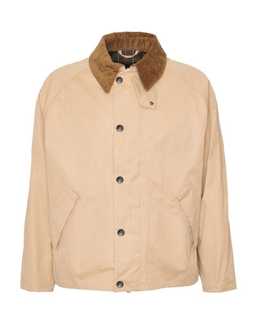 Barbour OS Transporter Casual Jacket Stone - KYOTO - Barbour