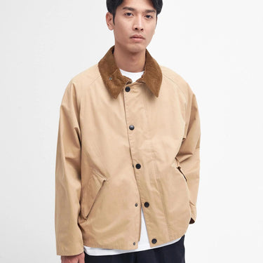 Barbour OS Transporter Casual Jacket Stone - KYOTO - Barbour