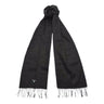 Barbour Plain Lambswool Scarf Turf Seaweed, Mørkegrøn - KYOTO - Barbour