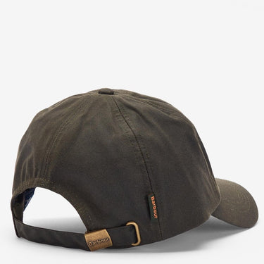 Barbour Wax Sports Cap Olive - KYOTO - Barbour