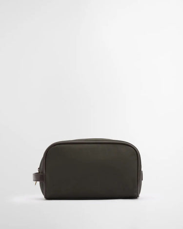 Barbour Wax Washbag Olive - KYOTO - Barbour