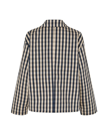 Baum und Pferdgarten BANI Navy Creme Check jacket - KYOTO - Baum und Pferdgarten