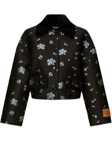 Baum und Pferdgarten BEBETH Black Small Flower jacket - KYOTO - Baum und Pferdgarten