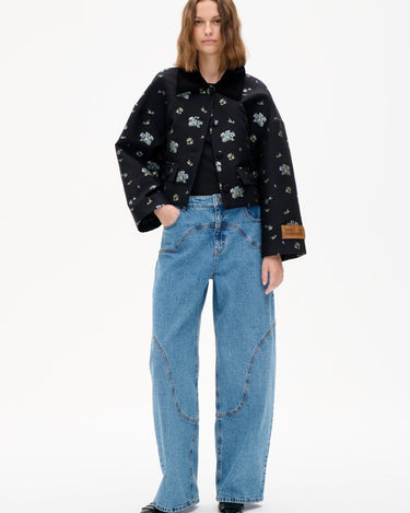 Baum und Pferdgarten BEBETH Black Small Flower jacket - KYOTO - Baum und Pferdgarten