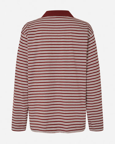 Baum und Pferdgarten JEANNI Bordeaux Polo Stripe T-shirt - KYOTO - Baum und Pferdgarten