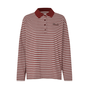 Baum und Pferdgarten JEANNI Bordeaux Polo Stripe T-shirt - KYOTO - Baum und Pferdgarten