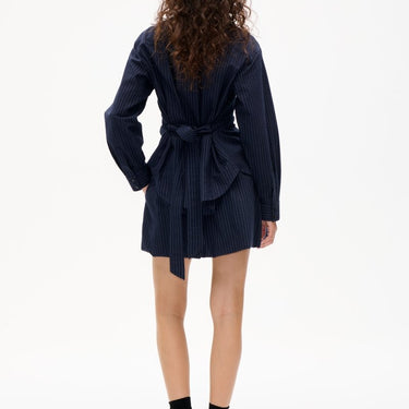 Baum und Pferdgarten MATINA Navy Blue Pinstripe shirt - KYOTO - Baum und Pferdgarten