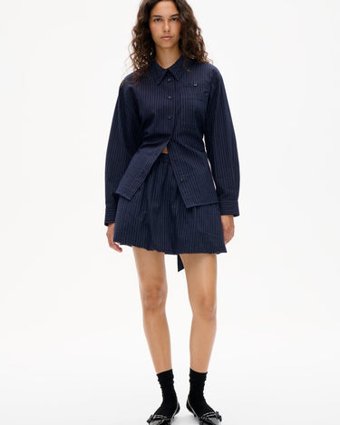 Baum und Pferdgarten MATINA Navy Blue Pinstripe shirt - KYOTO - Baum und Pferdgarten