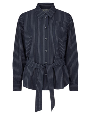 Baum und Pferdgarten MATINA Navy Blue Pinstripe shirt - KYOTO - Baum und Pferdgarten