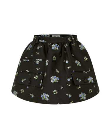 Baum und Pferdgarten SAMAYA Black Small Flower skirt - KYOTO - Baum und Pferdgarten