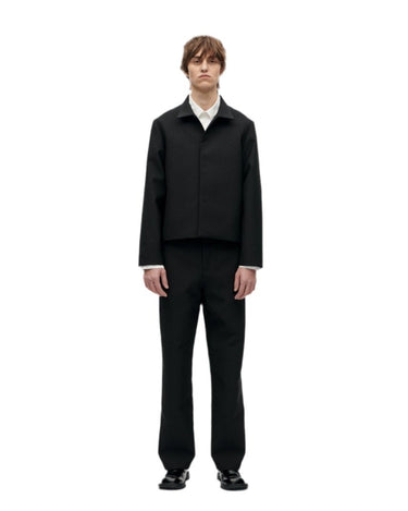 BERNER KÜHL Officer Jacket crepe wool Black - KYOTO - BERNER KÜHL