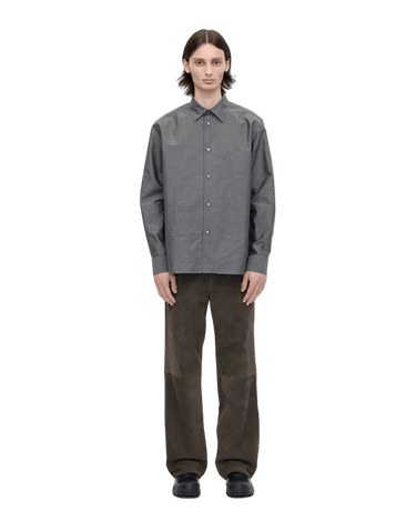 BERNER KÜHL Volume Shirt Grid 008 Charcoal - KYOTO - BERNER KÜHL