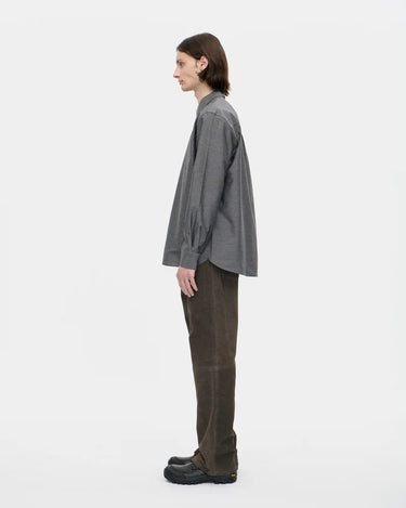 BERNER KÜHL Volume Shirt Grid 008 Charcoal - KYOTO - BERNER KÜHL