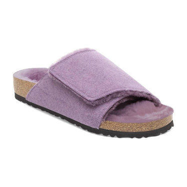 Birkenstock Solana Shearling Felt Mauve Narrow - KYOTO - Birkenstock