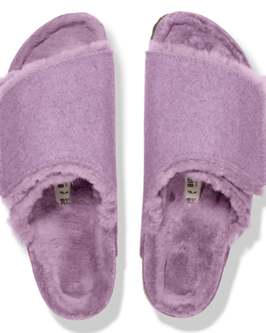 Birkenstock Solana Shearling Felt Mauve Narrow - KYOTO - Birkenstock