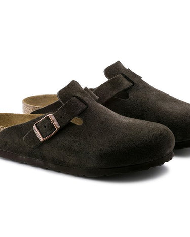 Boston Soft Footbed Suede Leather Mocha - KYOTO - Birkenstock