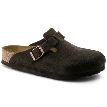 Boston Soft Footbed Suede Leather Mocha - KYOTO - Birkenstock