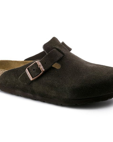 Boston Soft Footbed Suede Leather Mocha - KYOTO - Birkenstock