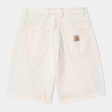 Carhartt WIP Brandon Shorts White rinsed - KYOTO - Carhartt WIP