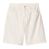 Carhartt WIP Brandon Shorts White rinsed - KYOTO - Carhartt WIP