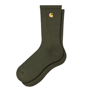 Carhartt WIP Chase Socks Olive / Gold - KYOTO - Carhartt WIP