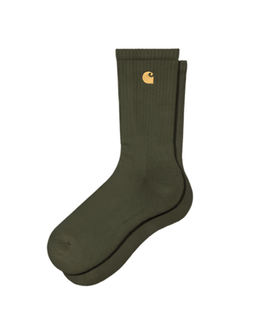 Carhartt WIP Chase Socks Olive / Gold - KYOTO - Carhartt WIP