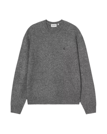 Carhartt WIP Curtis Sweater Tangled Graphite - KYOTO - Carhartt WIP