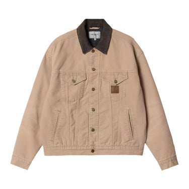 Carhartt WIP Dayton Trucker Jacket Dusty H Brown / Tobacco stone canvas - KYOTO - Carhartt WIP