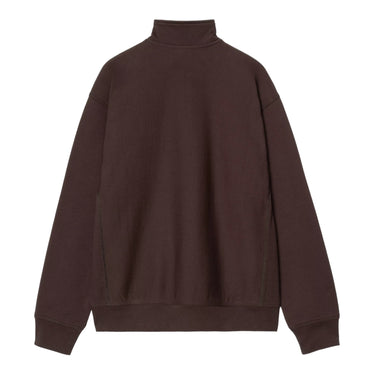 Carhartt WIP Half Zip American Script Sweat Palisander - KYOTO - Carhartt WIP