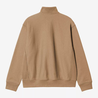 Carhartt WIP Half Zip American Script Sweat Peanut - KYOTO - Carhartt WIP