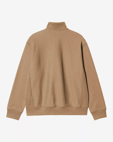 Carhartt WIP Half Zip American Script Sweat Peanut - KYOTO - Carhartt WIP