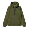 Carhartt WIP Hooded American Script Jacket Tarragon - KYOTO - Carhartt WIP