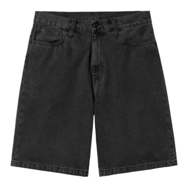 Carhartt WIP Landon Shorts Black stone washed - KYOTO - Carhartt WIP